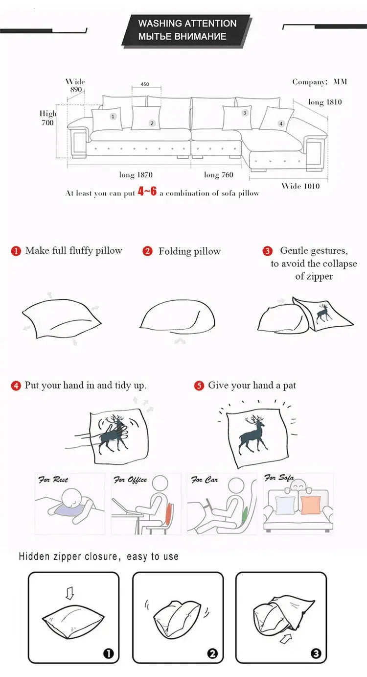 Home Decor - Decorative Cushion Covers