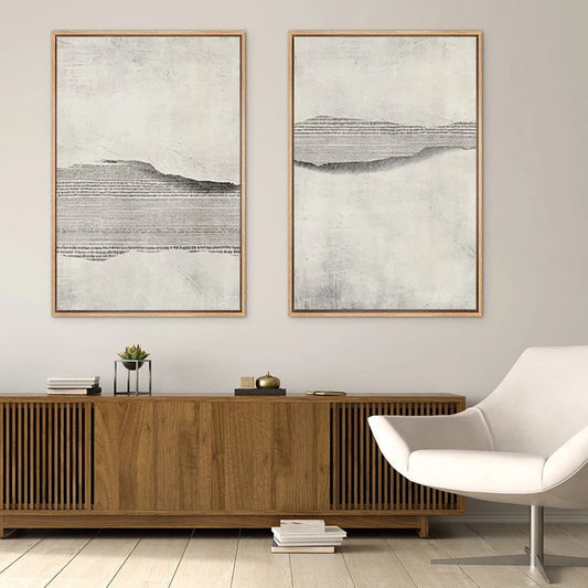 Artwork - Abstract Triptych Wall Art – Set of 3 Canvas Prints
