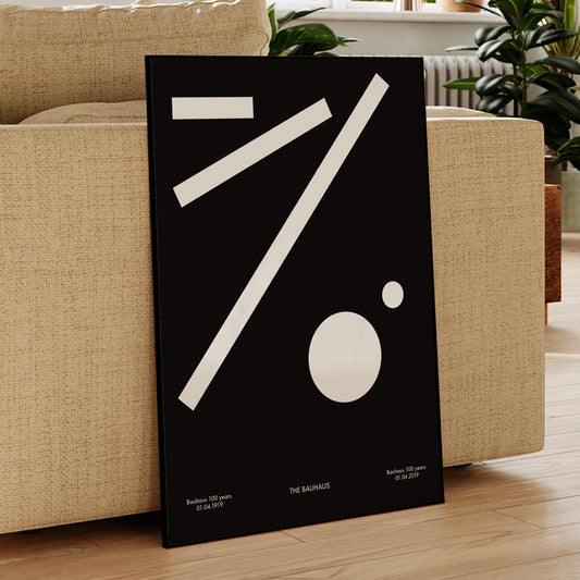 Artwork - Modern Bauhaus Design Geometric Shape Wall Art