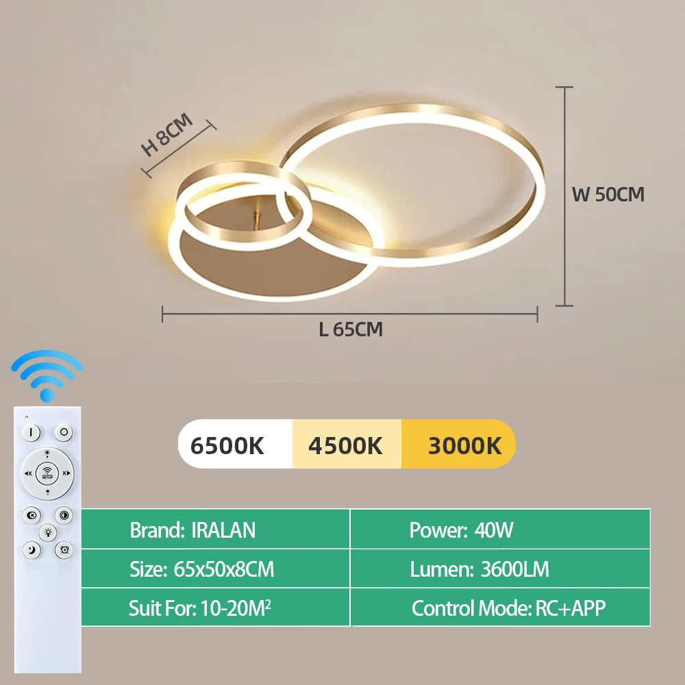 Lighting - Lustre Ceiling Chandelier Dimmable Ceiling Lamp LED Pendant Light Decoration Lamps for Living Study Room Bedroom Indoor Lighting