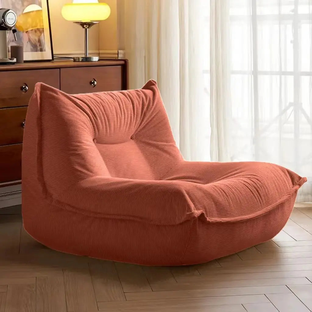 Home Decor - MOMO Lazy Person Sofa Bedroom Balcony Caterpillar Sofa Chair Influencer Small Sofa Lying Single Tatami