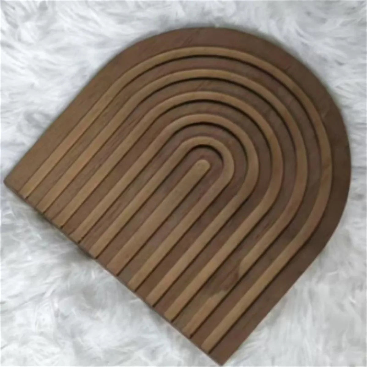 Home Decor - Boho Wooden Wave Arch Cutting Board
