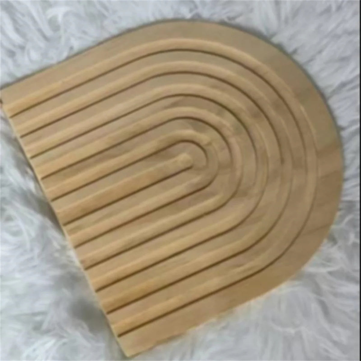 Home Decor - Boho Wooden Wave Arch Cutting Board