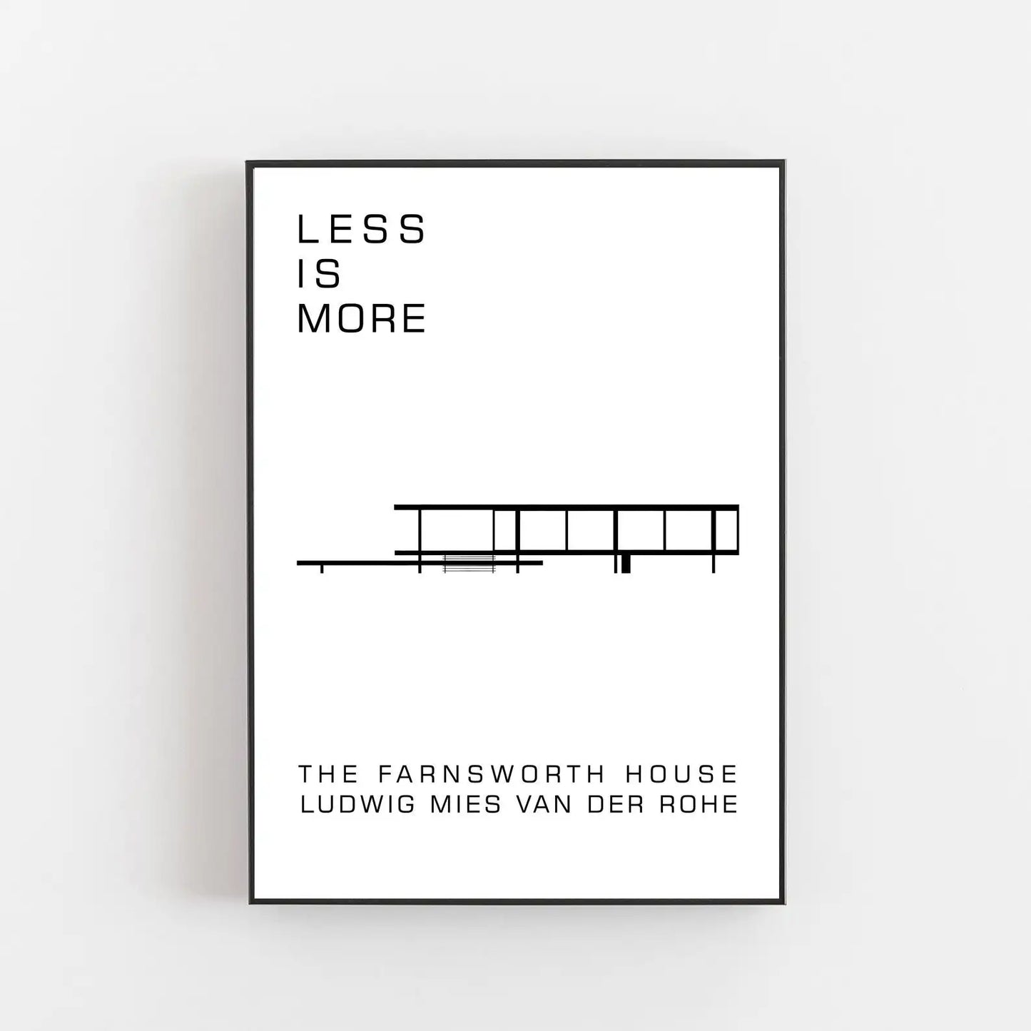 Artwork - Bauhaus Posters – Ludwig Mies van der Rohe Canvas Prints