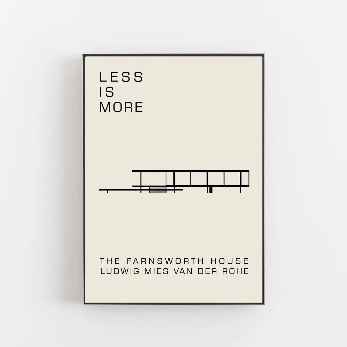 Artwork - Bauhaus Posters – Ludwig Mies van der Rohe Canvas Prints