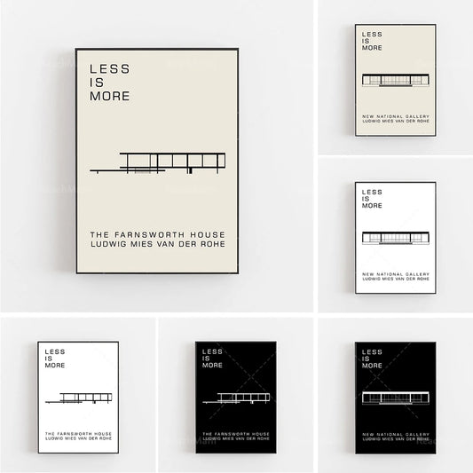 Artwork - Bauhaus Posters – Ludwig Mies van der Rohe Canvas Prints