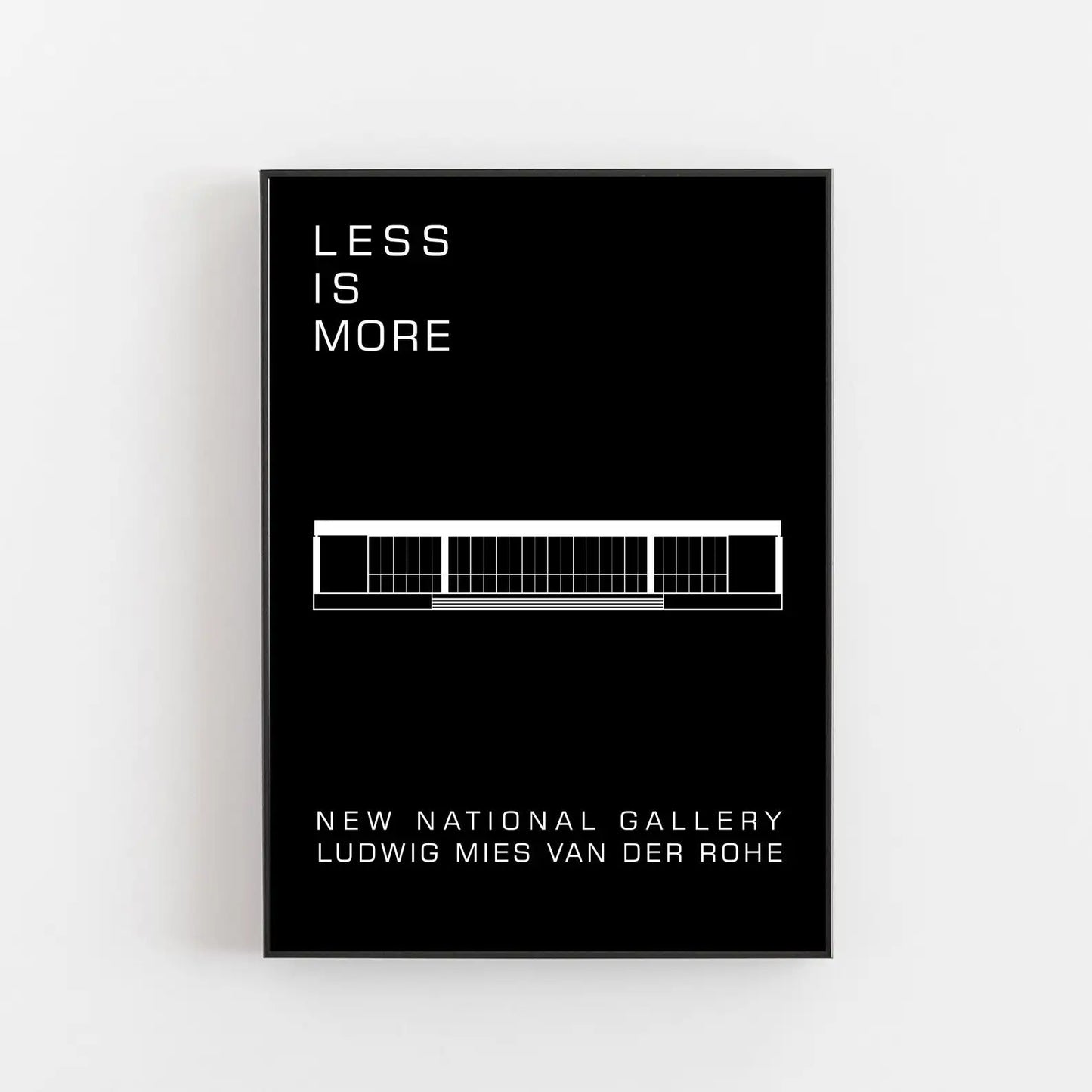 Artwork - Bauhaus Posters – Ludwig Mies van der Rohe Canvas Prints
