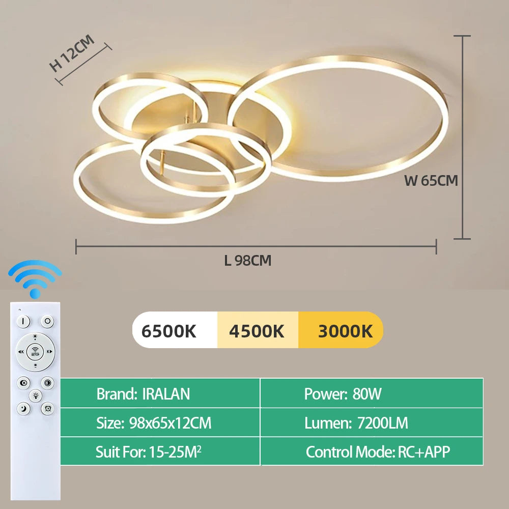 Lighting - Lustre Ceiling Chandelier Dimmable Ceiling Lamp LED Pendant Light Decoration Lamps for Living Study Room Bedroom Indoor Lighting