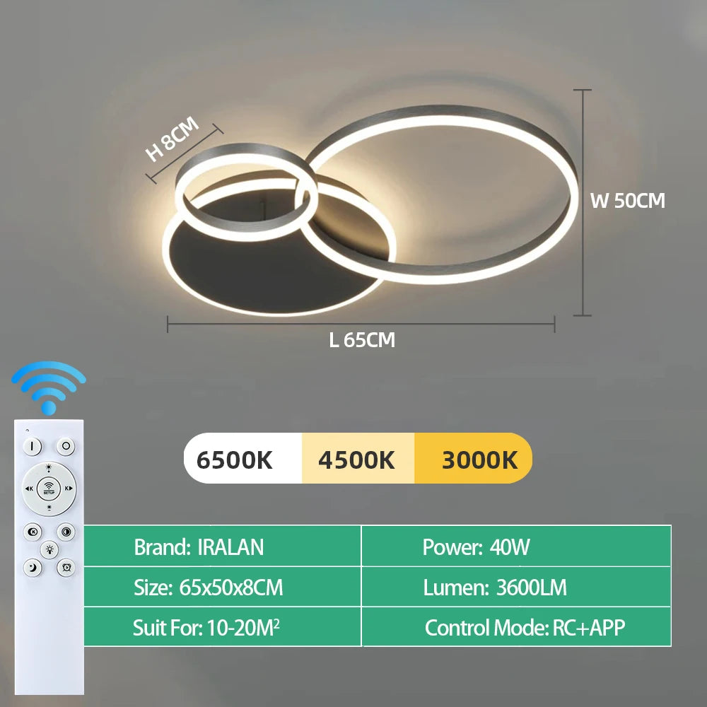 Lighting - Lustre Ceiling Chandelier Dimmable Ceiling Lamp LED Pendant Light Decoration Lamps for Living Study Room Bedroom Indoor Lighting