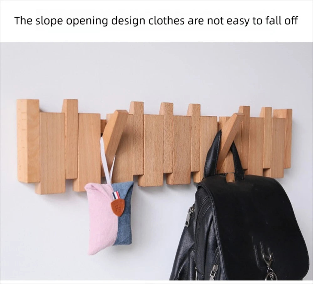 Home Decor - Piano Key Wall Coat Rack