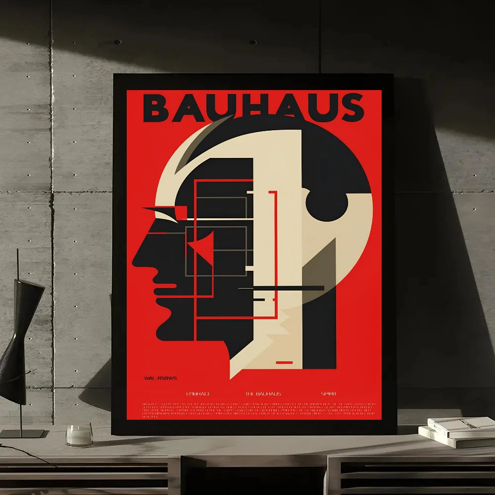 Artwork - Bauhaus Style Abstract Geometric Wall Art