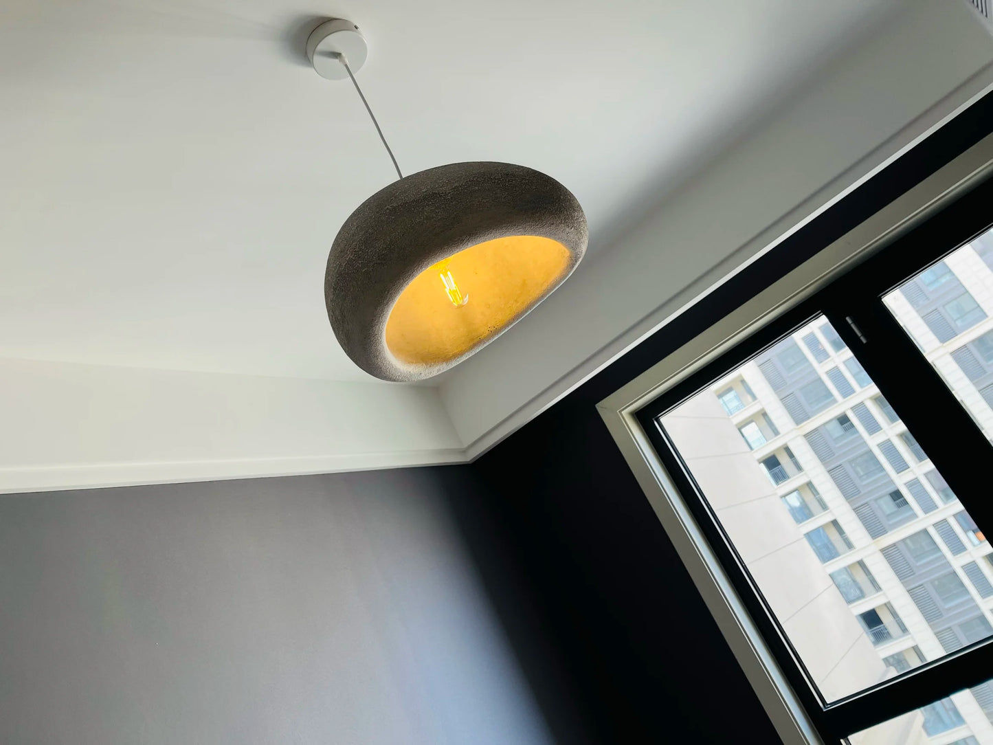 Lighting - Nordic Wabi Sabi Pendant Lamps Dining Room Lighting Modern Living Room Bedroom LED Ceiling Chandelier Loft Lustre Hanging Lights
