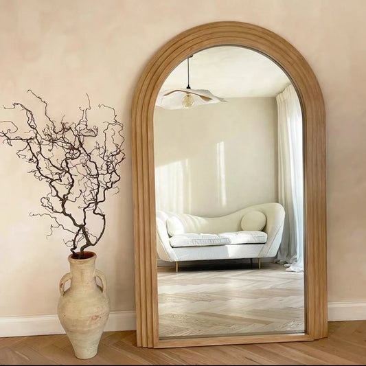 Home Decor - Mirror Large Arch Full-Length – Solid Wood Frame