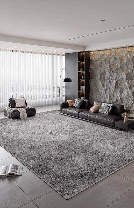 Rug - Modern Scandi Area Rug, Spill-Proof Easy Clean Carpet for Living Room and Bedroom, Plush Sofa Mat with Non-Slip Backing