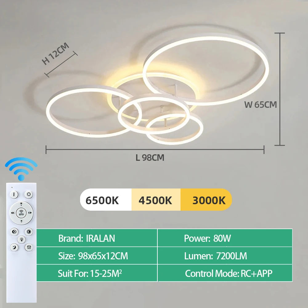 Lighting - Lustre Ceiling Chandelier Dimmable Ceiling Lamp LED Pendant Light Decoration Lamps for Living Study Room Bedroom Indoor Lighting