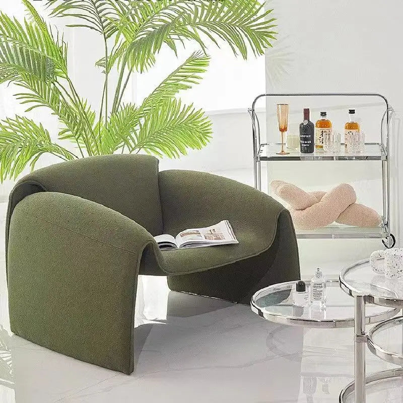 Home Decor - MOMO Crab Chair Single Chair Living Room Light Luxury Italian Minimalist High-end Creative Leisure Single Designer Sofa Chair