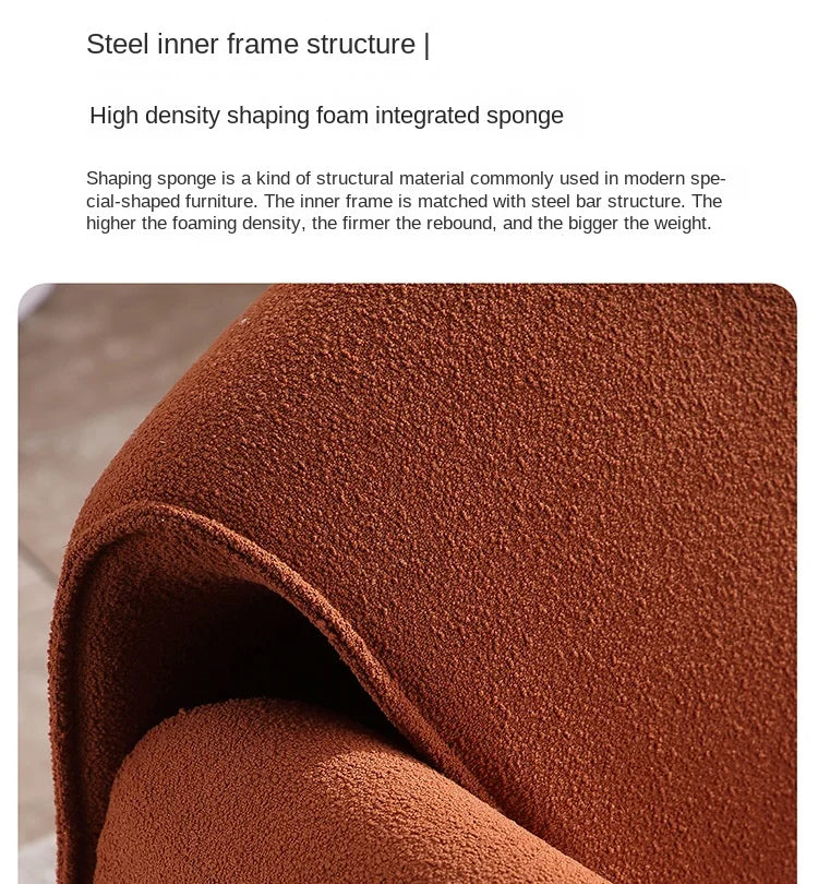 Home Decor - MOMO Crab Chair Single Chair Living Room Light Luxury Italian Minimalist High-end Creative Leisure Single Designer Sofa Chair