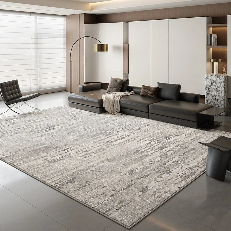Rug - Modern Scandi Area Rug, Spill-Proof Easy Clean Carpet for Living Room and Bedroom, Plush Sofa Mat with Non-Slip Backing