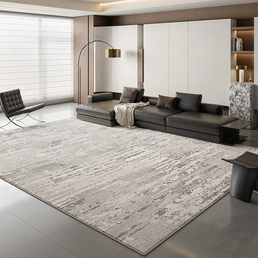 Rug - Modern Scandi Area Rug, Spill-Proof Easy Clean Carpet for Living Room and Bedroom, Plush Sofa Mat with Non-Slip Backing