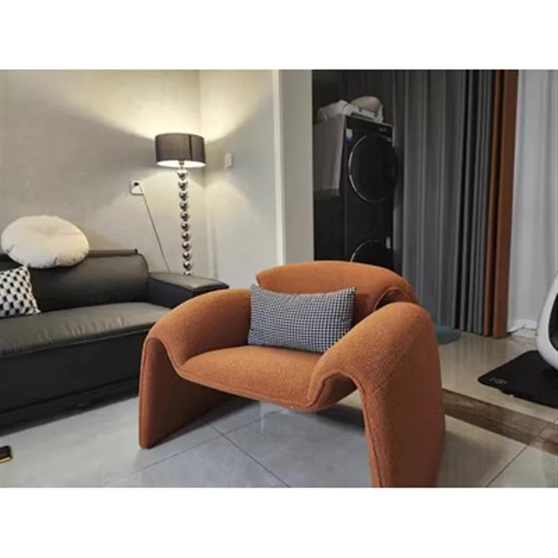 Home Decor - MOMO Crab Chair Single Chair Living Room Light Luxury Italian Minimalist High-end Creative Leisure Single Designer Sofa Chair