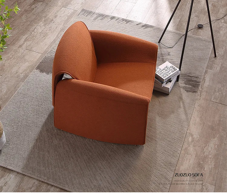 Home Decor - MOMO Crab Chair Single Chair Living Room Light Luxury Italian Minimalist High-end Creative Leisure Single Designer Sofa Chair