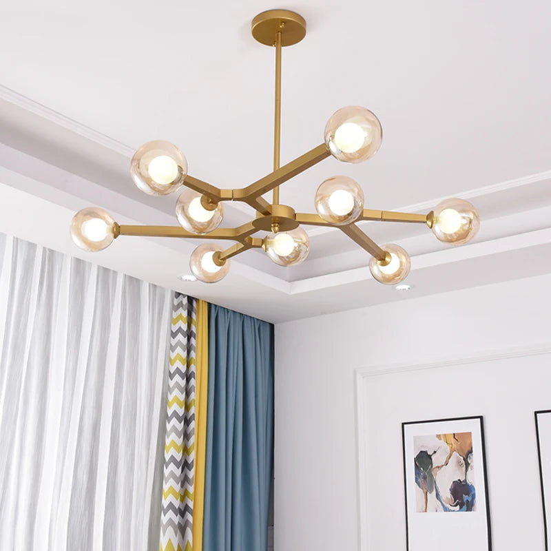 Lighting - Luxury Gold Tree Branch Chandelier