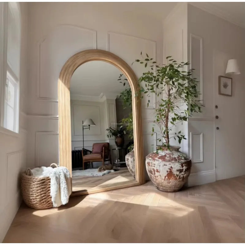 Home Decor - Mirror Large Arch Full-Length – Solid Wood Frame