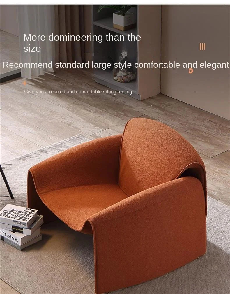 Home Decor - MOMO Crab Chair Single Chair Living Room Light Luxury Italian Minimalist High-end Creative Leisure Single Designer Sofa Chair