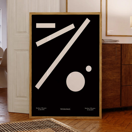 Artwork - Modern Bauhaus Design Geometric Shape Wall Art