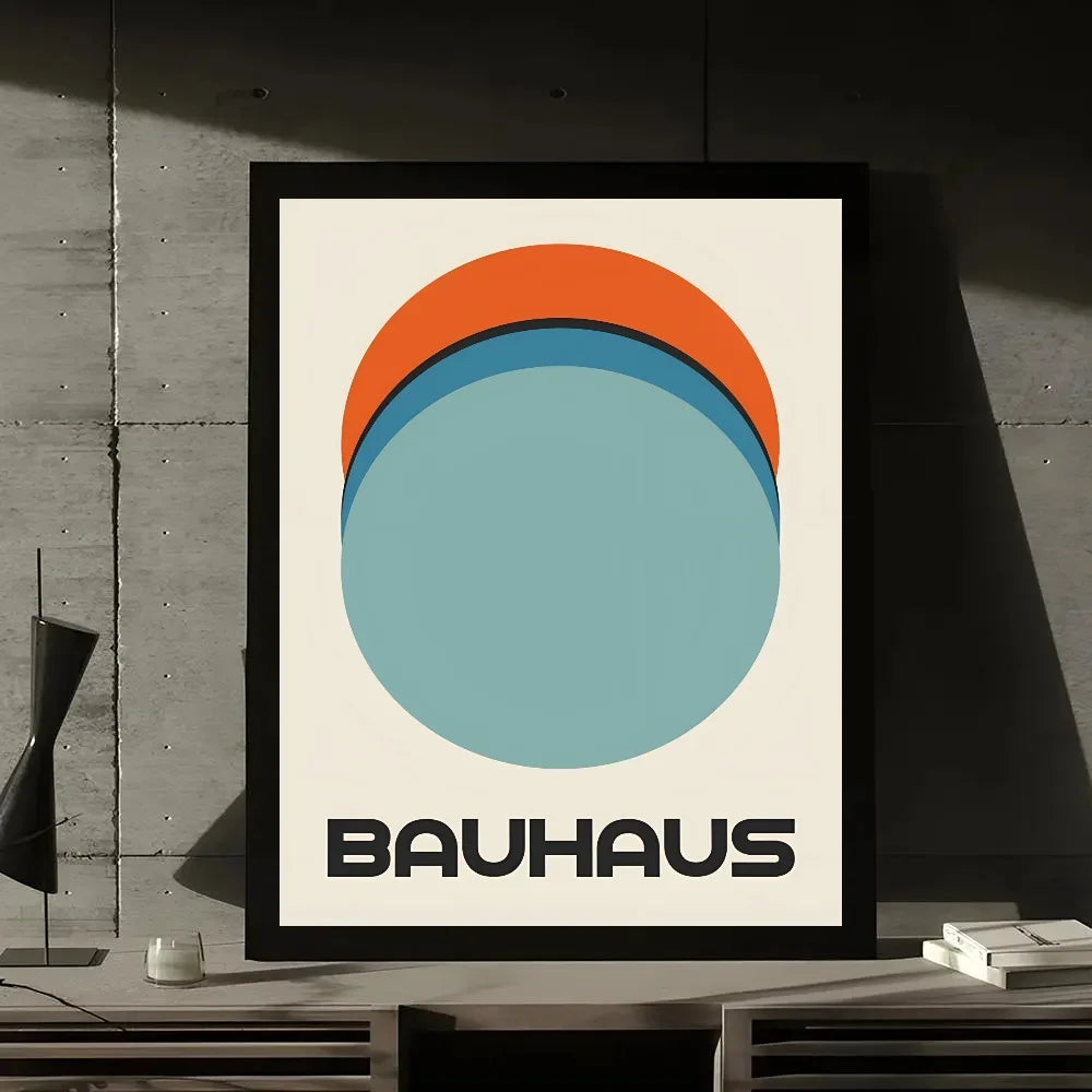 Artwork - Bauhaus Style Abstract Geometric Wall Art