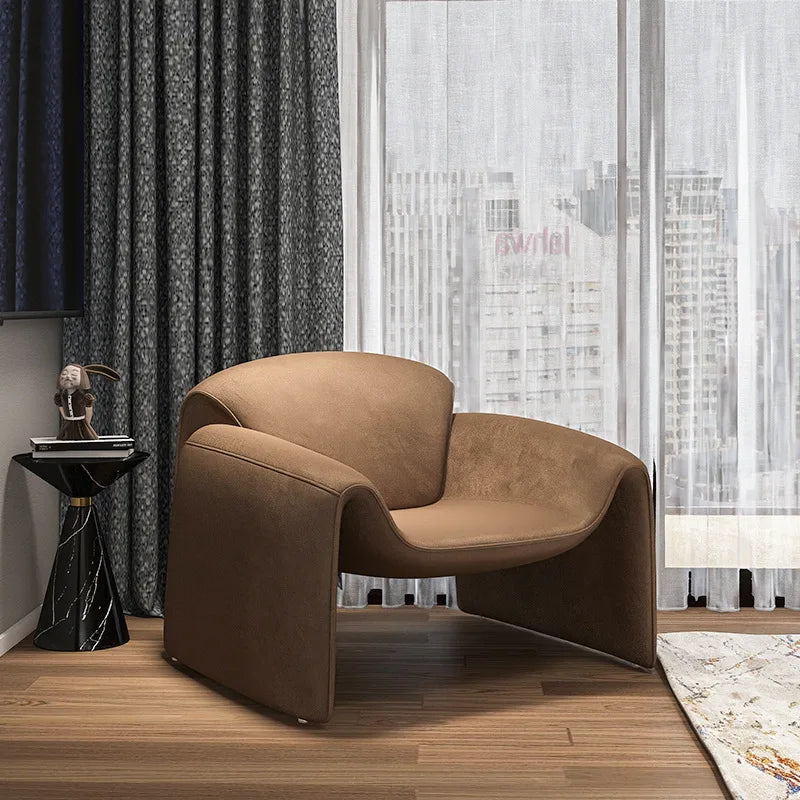 Home Decor - MOMO Crab Chair Single Chair Living Room Light Luxury Italian Minimalist High-end Creative Leisure Single Designer Sofa Chair