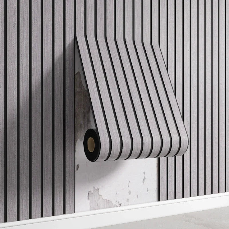 Wallcovering - Modern 3D Grid Wall Panels – Self-Adhesive Waterproof Wallpaper
