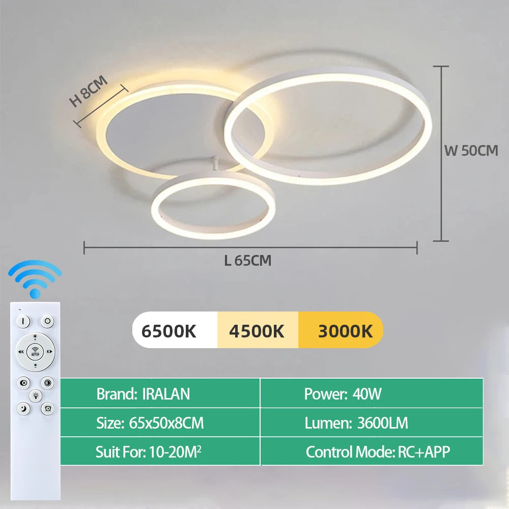 Lighting - Lustre Ceiling Chandelier Dimmable Ceiling Lamp LED Pendant Light Decoration Lamps for Living Study Room Bedroom Indoor Lighting
