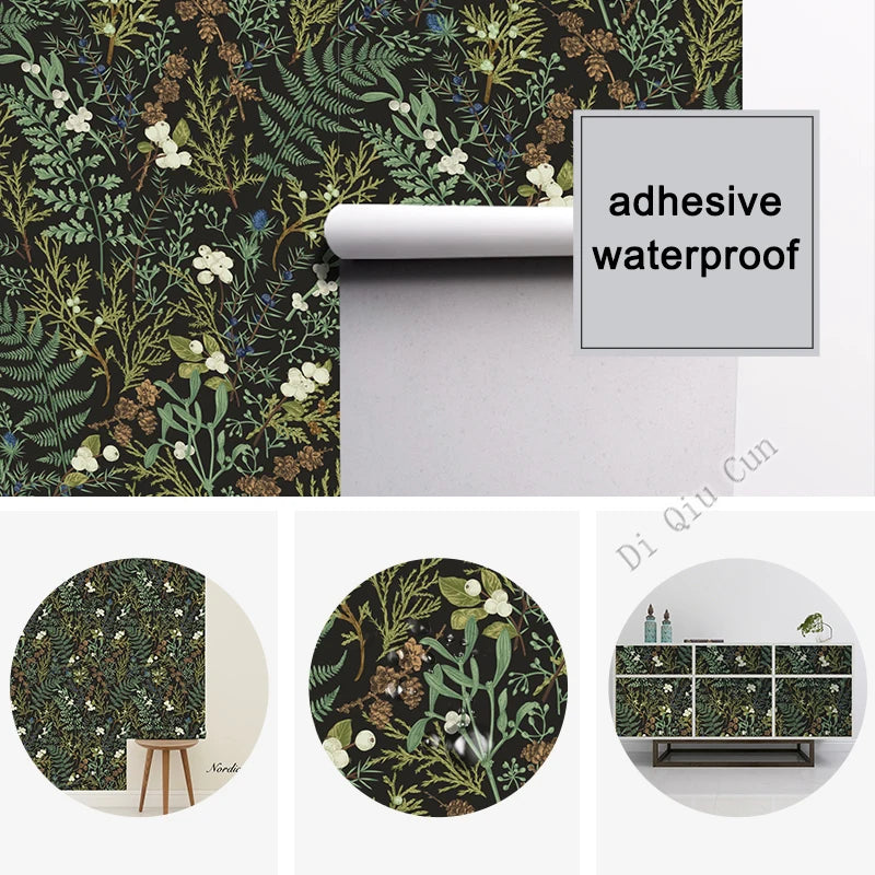 Wallcovering - Tropical Rain Forest Peel and Stick Wallpaper