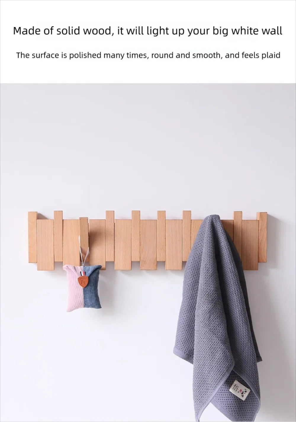 Home Decor - Piano Key Wall Coat Rack