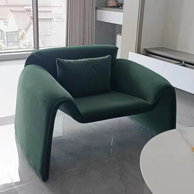 Home Decor - MOMO Crab Chair Single Chair Living Room Light Luxury Italian Minimalist High-end Creative Leisure Single Designer Sofa Chair