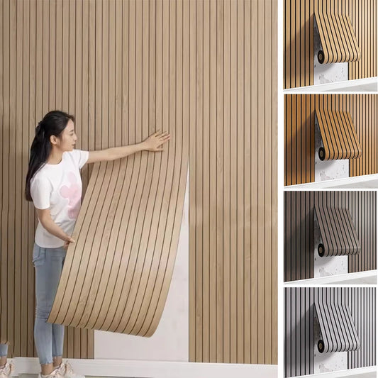 Wallcovering - Modern 3D Grid Wall Panels – Self-Adhesive Waterproof Wallpaper