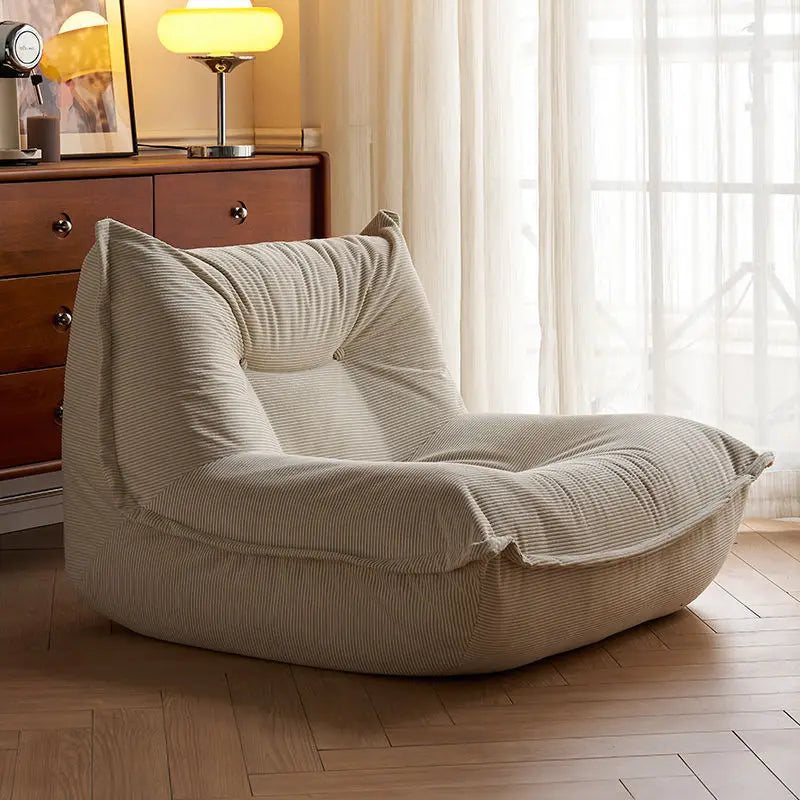 Home Decor - MOMO Lazy Person Sofa Bedroom Balcony Caterpillar Sofa Chair Influencer Small Sofa Lying Single Tatami