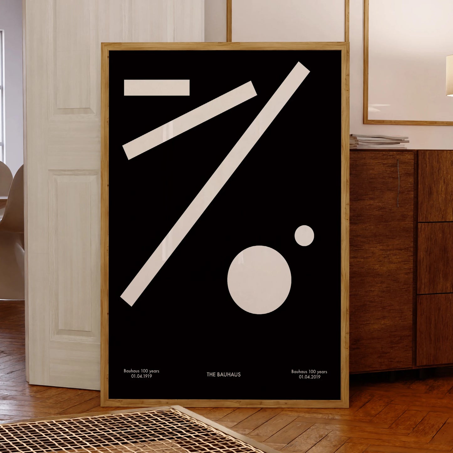 Artwork - Modern Bauhaus Design Geometric Shape Wall Art