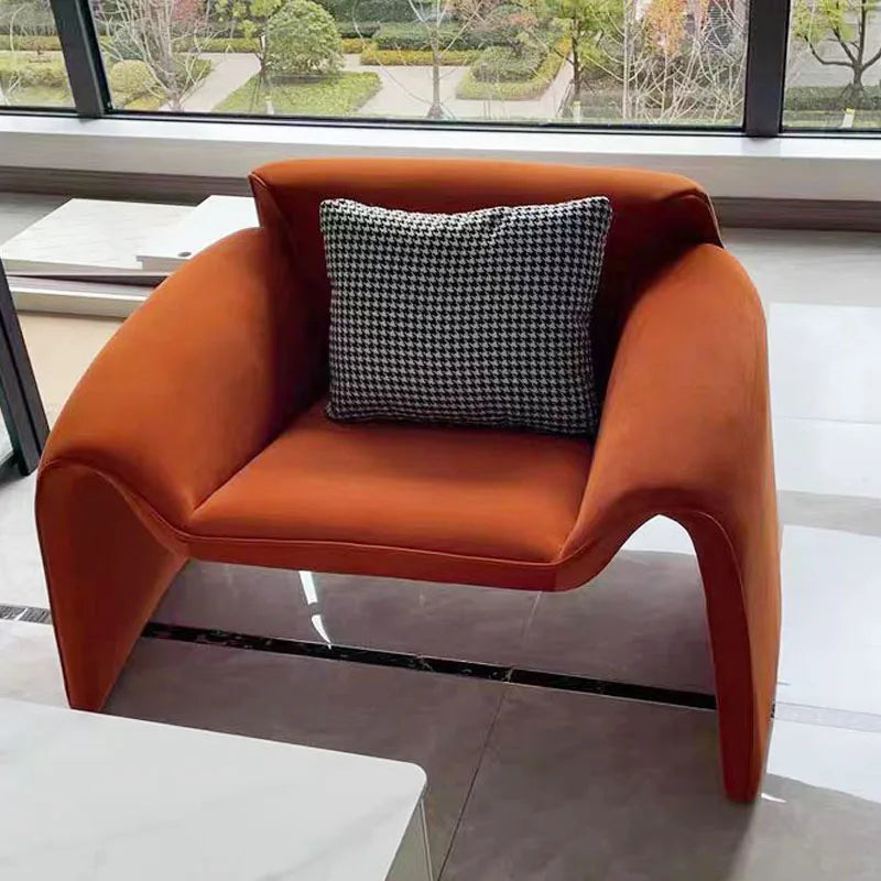 Home Decor - MOMO Crab Chair Single Chair Living Room Light Luxury Italian Minimalist High-end Creative Leisure Single Designer Sofa Chair