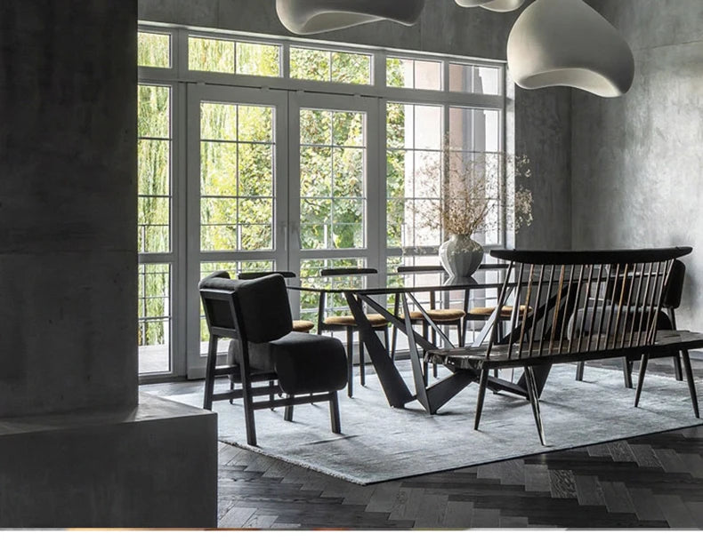 Lighting - Nordic Wabi Sabi Pendant Lamps Dining Room Lighting Modern Living Room Bedroom LED Ceiling Chandelier Loft Lustre Hanging Lights