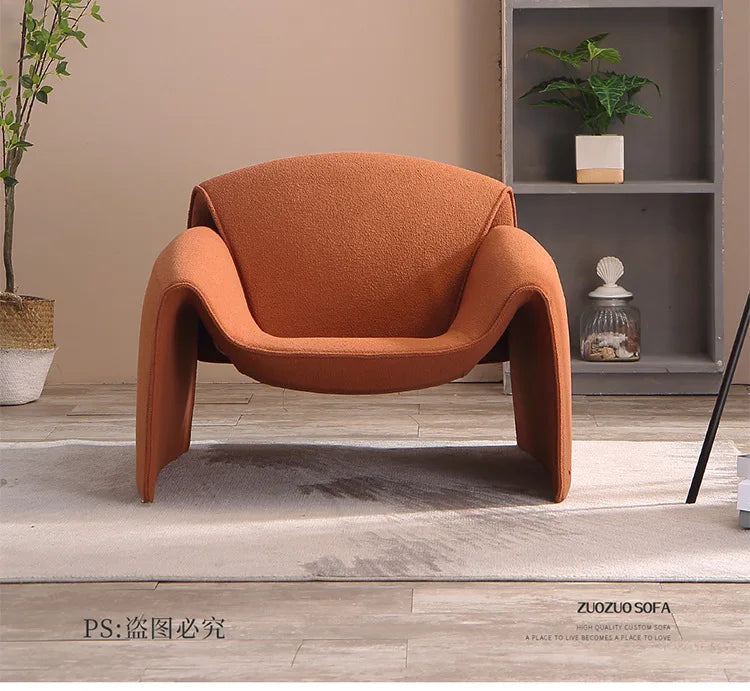 Home Decor - MOMO Crab Chair Single Chair Living Room Light Luxury Italian Minimalist High-end Creative Leisure Single Designer Sofa Chair