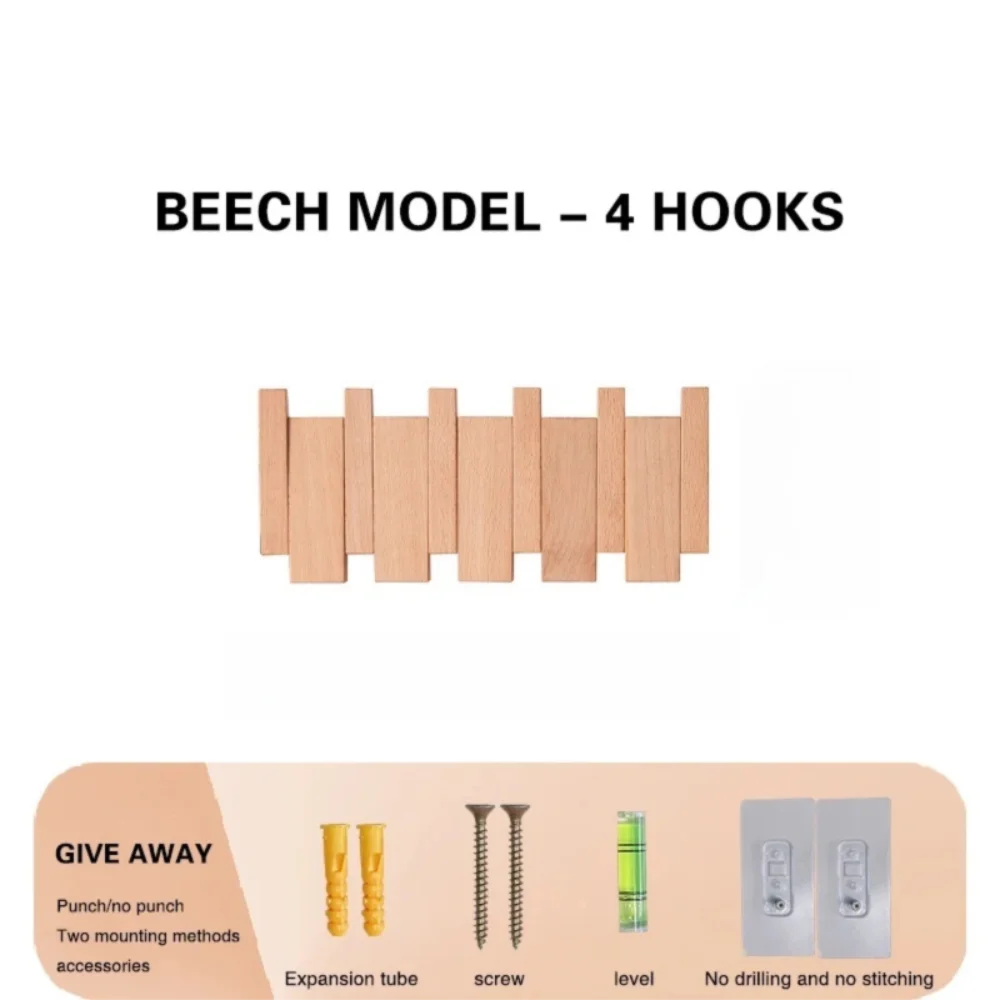 Home Decor - Piano Key Wall Coat Rack