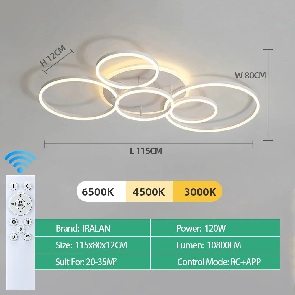 Lighting - Lustre Ceiling Chandelier Dimmable Ceiling Lamp LED Pendant Light Decoration Lamps for Living Study Room Bedroom Indoor Lighting