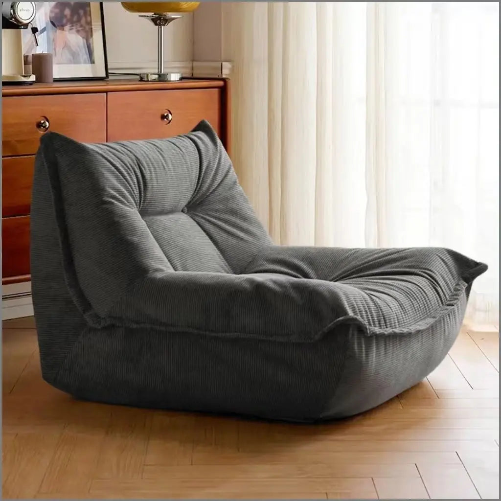 Home Decor - MOMO Lazy Person Sofa Bedroom Balcony Caterpillar Sofa Chair Influencer Small Sofa Lying Single Tatami