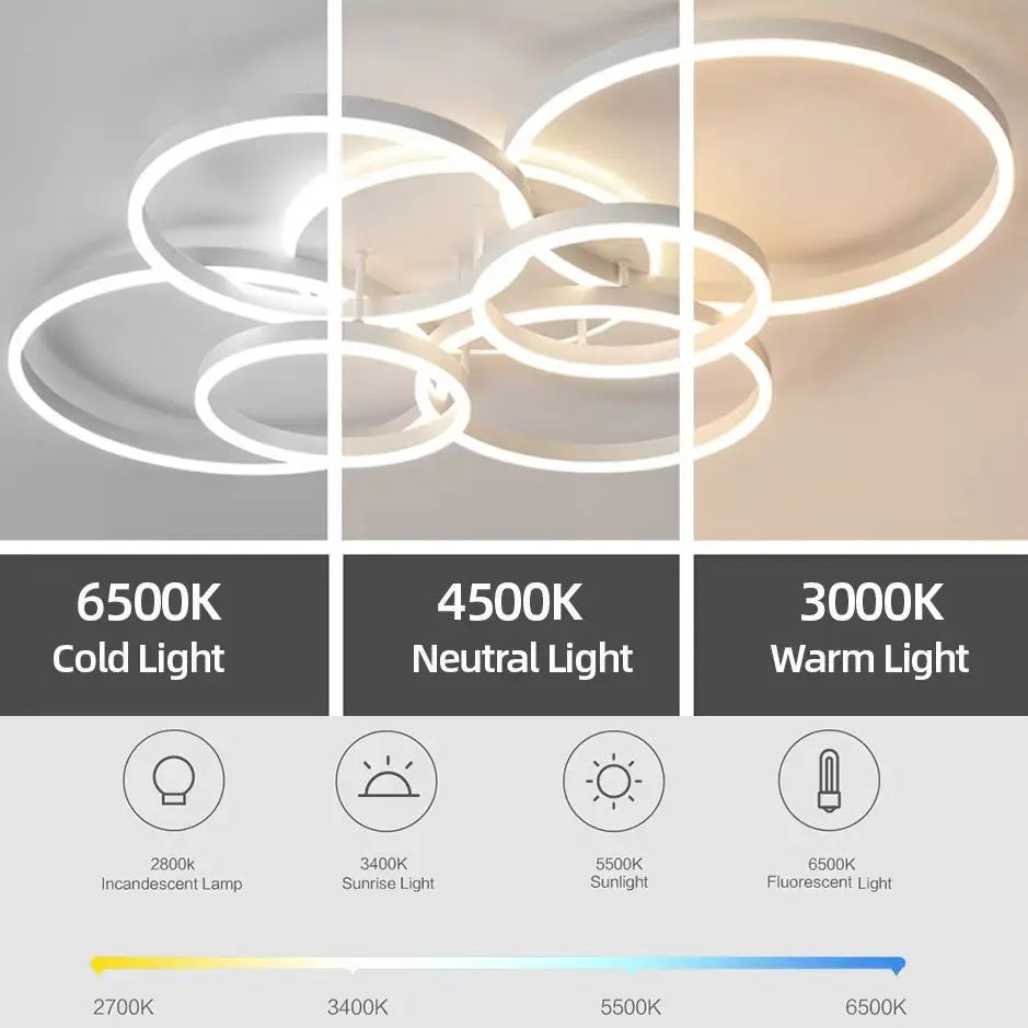Lighting - Lustre Ceiling Chandelier Dimmable Ceiling Lamp LED Pendant Light Decoration Lamps for Living Study Room Bedroom Indoor Lighting