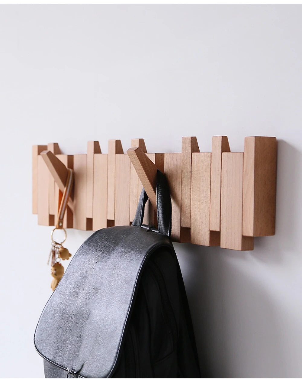 Home Decor - Piano Key Wall Coat Rack