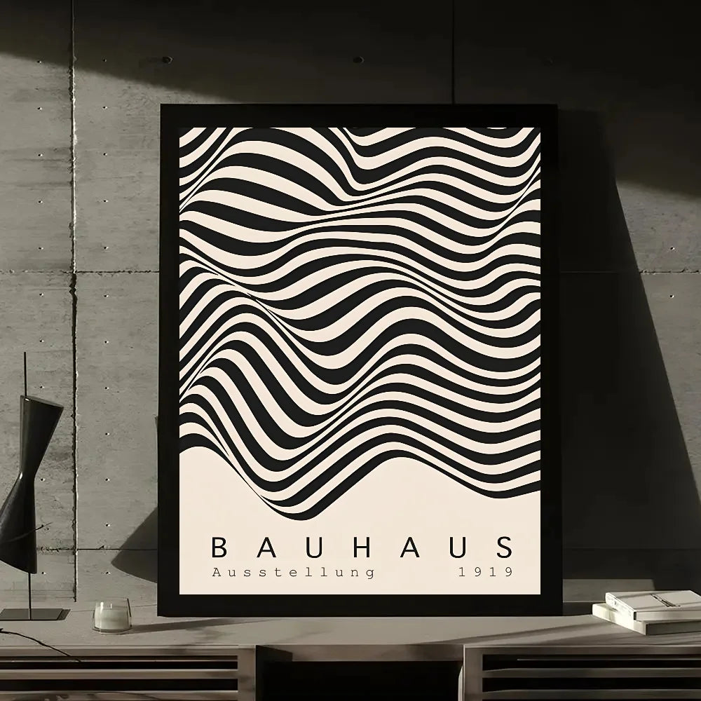 Artwork - Bauhaus Style Abstract Geometric Wall Art