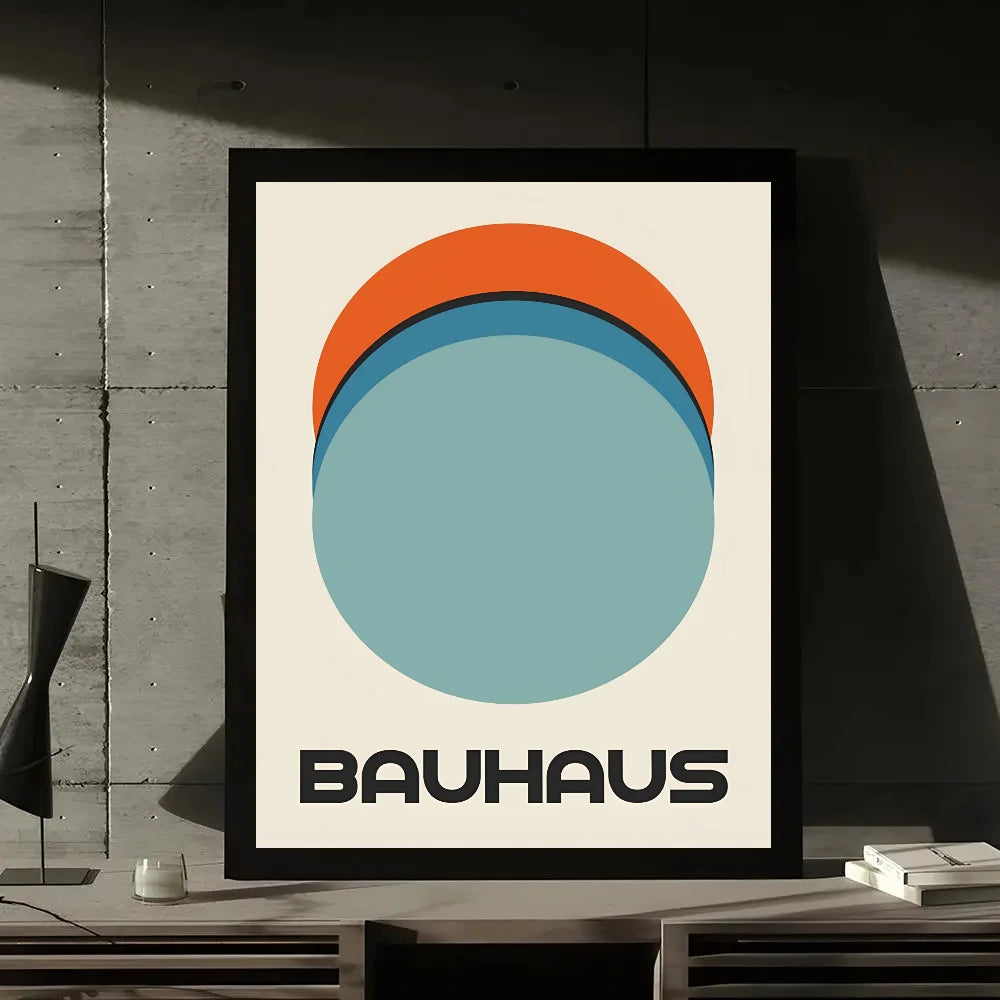 Artwork - Bauhaus Style Abstract Geometric Wall Art