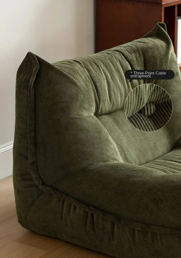 Home Decor - MOMO Lazy Person Sofa Bedroom Balcony Caterpillar Sofa Chair Influencer Small Sofa Lying Single Tatami
